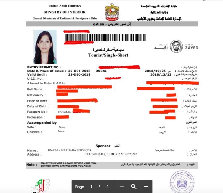Dubai Visa